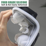 Darrahopens Home & Garden > Kitchenware > Bakeware & Accessories 3D Cat Ice Cube Mold - With Integrated Funnel - Silicone for Cocktails & Whisky - Easy De-Moulding