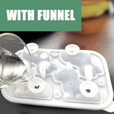 Darrahopens Home & Garden > Kitchenware > Bakeware & Accessories 3D Corgi Ice Cube Mold - With Integrated Funnel - Cute Dog Shape - Silicone & Easy De-molding