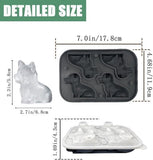 Darrahopens Home & Garden > Kitchenware > Bakeware & Accessories 3D Corgi Ice Cube Mold - With Integrated Funnel - Cute Dog Shape - Silicone & Easy De-molding