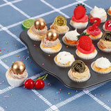 Darrahopens Home & Garden > Kitchenware > Bakeware & Accessories 500-pack Mini Cupcake Liners - White - Oil Resistant - Small Cupcake Wrapping Paper - Baking Cups