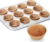 Darrahopens Home & Garden > Kitchenware > Bakeware & Accessories 500-pack Muffin Cups - Odorless - Oil-resistant paper cupcake liners - Suitable for cupcakes, muffins and nuts