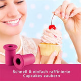 Darrahopens Home & Garden > Kitchenware > Bakeware & Accessories 6 Pack Cupcake Corer Silicone Inserts, Reusable Muffin Hole Makers for Baking Filled Cupcakes, Heat Resistant Cake Filling Tools In Australia - Darrahopens