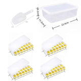 Darrahopens Home & Garden > Kitchenware > Bakeware & Accessories 6Pcs 14-Grid Square Silicone Ice Cube Trays, Soft Bottom Ice Molds