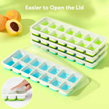 Darrahopens Home & Garden > Kitchenware > Bakeware & Accessories 6Pcs 14-Grid Square Silicone Ice Cube Trays, Soft Bottom Ice Molds