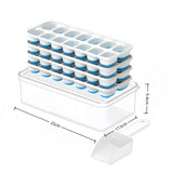 Darrahopens Home & Garden > Kitchenware > Bakeware & Accessories 6Pcs 14-Grid Square Silicone Ice Cube Trays, Soft Bottom Ice Molds