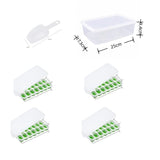 Darrahopens Home & Garden > Kitchenware > Bakeware & Accessories 6Pcs 14-Grid Square Silicone Ice Cube Trays, Soft Bottom Ice Molds