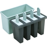 Darrahopens Home & Garden > Kitchenware > Bakeware & Accessories 8 Cell Ice Cream Mold With Stick, Ice Lolly Molds, Reusable Popsicle Molds, Ice Pop Mold For Kids And Adults, Bpa Free,
