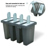 Darrahopens Home & Garden > Kitchenware > Bakeware & Accessories 8 Cell Ice Cream Mold With Stick, Ice Lolly Molds, Reusable Popsicle Molds, Ice Pop Mold For Kids And Adults, Bpa Free,