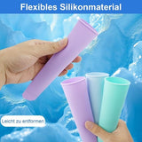 Darrahopens Home & Garden > Kitchenware > Bakeware & Accessories 8-Piece Ice Cube Trays - Ice Cube Molds with Handles - Silicone Ice Cube Molds with Lids - Water Ice Molds
