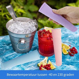 Darrahopens Home & Garden > Kitchenware > Bakeware & Accessories 8-Piece Ice Cube Trays - Ice Cube Molds with Handles - Silicone Ice Cube Molds with Lids - Water Ice Molds