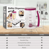 Darrahopens Home & Garden > Kitchenware > Bakeware & Accessories 800 ML Cupcake Batter Separator for Baking - Measuring Tool with Cream Separator Cups, Best Gift for Friends (Purple)