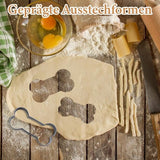 Darrahopens Home & Garden > Kitchenware > Bakeware & Accessories A set of 5 bone-shaped cookie cutters - 5 sizes - Bone-shaped cookie cutters - Christmas cookie cutters - Stainless steel cookie cutters - For baking puppy cookies or snacks