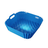 Darrahopens Home & Garden > Kitchenware > Bakeware & Accessories Air Fryer Silicone Pot Basket Liner Non Stick Reusable Baking Tray Accessories - Grey