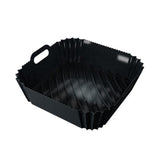 Darrahopens Home & Garden > Kitchenware > Bakeware & Accessories Air Fryer Silicone Pot Basket Liner Non Stick Reusable Baking Tray Accessories - Grey