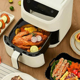 Darrahopens Home & Garden > Kitchenware > Bakeware & Accessories Air Fryer Silicone Pot Basket Liner Non Stick Reusable Baking Tray Accessories - Grey