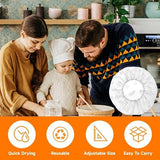Darrahopens Home & Garden > Kitchenware > Bakeware & Accessories Bread Covers - 3-Pack Moisture Covers - Baker's Dough Cloths - Moisture Covers - Round, Stretchable Moisture Basket Covers - Reusable Moisture Covers - Multifunctional Soft Covers