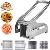 Darrahopens Home & Garden > Kitchenware > Bakeware & Accessories Chip Potato Chipper Maker French Fries Dicer Slicer Chopper Cutter and 2 Blades