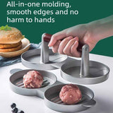 Darrahopens Home & Garden > Kitchenware > Bakeware & Accessories Double-Cavity Kitchen Hamburger Press for Home Use