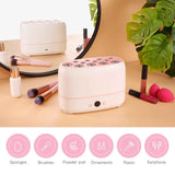 Darrahopens Home & Garden > Kitchenware > Bakeware & Accessories Drying 12pcs Makeup Brushes,2pcs Sponges Or Powder Puff AT The Same Time,Baked Slowly At Constant Temperature Without Hurting The Bristles,USB Charge(Type-C)