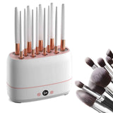 Darrahopens Home & Garden > Kitchenware > Bakeware & Accessories Drying 12pcs Makeup Brushes,2pcs Sponges Or Powder Puff AT The Same Time,Baked Slowly At Constant Temperature Without Hurting The Bristles,USB Charge(Type-C)