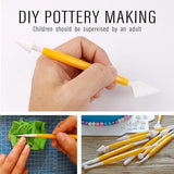 Darrahopens Home & Garden > Kitchenware > Bakeware & Accessories Fondant Modeling Tools - Set of 8 - Decorative Fondant Tools - Decorating Tools - Double-Sided Decorating Tools - Suitable for fondant, baking, clay, modeling, etc.
