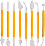 Darrahopens Home & Garden > Kitchenware > Bakeware & Accessories Fondant Modeling Tools - Set of 8 - Decorative Fondant Tools - Decorating Tools - Double-Sided Decorating Tools - Suitable for fondant, baking, clay, modeling, etc.
