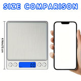Darrahopens Home & Garden > Kitchenware > Bakeware & Accessories Food Scale, Kitchen Scale — Digital Weight Display in Grams and Ounces, High-Precision Electronic Scale.3000G/0.1G