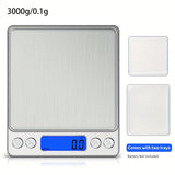 Darrahopens Home & Garden > Kitchenware > Bakeware & Accessories Food Scale, Kitchen Scale — Digital Weight Display in Grams and Ounces, High-Precision Electronic Scale.3000G/0.1G