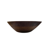 Darrahopens Home & Garden > Kitchenware > Bakeware & Accessories Handcrafted Mango Wood & Enamel Serving Bowl - Natural & Food-Safe