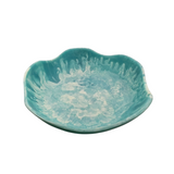 Darrahopens Home & Garden > Kitchenware > Bakeware & Accessories Handmade Resin Bowl - Ocean Swirl Blue | Wavy Edge | 15.5cm | Small Decorative Bowl