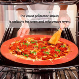 Darrahopens Home & Garden > Kitchenware > Bakeware & Accessories Kitchen Tools - Adjustable Silicone Protective Cover - Pizza & Cake Baking Tools - Kitchen Gadgets - Fits 8" to 10" Cake Pans - 2-Pack