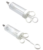 Darrahopens Home & Garden > Kitchenware > Bakeware & Accessories Large Cake Decorating Icing Syringe Gun Set with 5 Stainless Steel Nozzles DIY Cookie Press Baking Tool for Kitchen