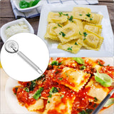 Darrahopens Home & Garden > Kitchenware > Bakeware & Accessories Luxury Rotary Cutter for Embossing - Baking Tools - Dough and Pastry Tools Made of Stainless Steel - Equipped with an Ergonomic Handle - Dishwasher Safe - Suitable for Cutting, Sealing and Pressing