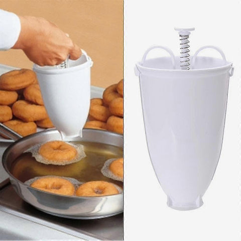 Darrahopens Home & Garden > Kitchenware > Bakeware & Accessories Manual Donut Maker Dispenser for Baking