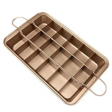 Darrahopens Home & Garden > Kitchenware > Bakeware & Accessories Non Stick Square Baking Pan Cake Mold Durable Kitchen Baking Tools for Home Use