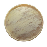 Darrahopens Home & Garden > Kitchenware > Bakeware & Accessories Off-White Resin Serving Tray - Decorative & Food-Safe Display Tray