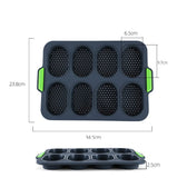 Darrahopens Home & Garden > Kitchenware > Bakeware & Accessories Perforated Non-Stick Mini Baguette Baking Tray, Bread Crisping Tray