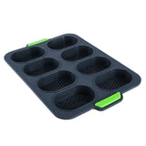 Darrahopens Home & Garden > Kitchenware > Bakeware & Accessories Perforated Non-Stick Mini Baguette Baking Tray, Bread Crisping Tray