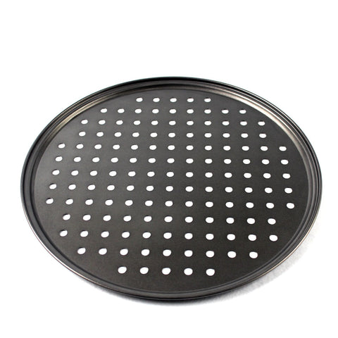 Darrahopens Home & Garden > Kitchenware > Bakeware & Accessories Perforated Pizza Pan Non Stick Baking Easy Unmolding Firm Bottom Vented Pizza Pan 26CM In Australia - Darrahopens