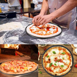 Darrahopens Home & Garden > Kitchenware > Bakeware & Accessories Pizza baking tins - 2 pieces - Non-stick baking tins made of stainless steel - Baking trays for home, kitchen, camping and barbecue - Round baking tins - 24 cm and 26 cm