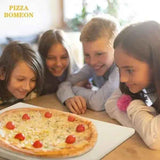 Pizza Stone Set with Food-Grade Cordierite Baking Stone and Natural Wood Peel for Ovens, Gas Grills and Home Pizza Baking In Australia - Darrahopens