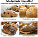 Darrahopens Home & Garden > Kitchenware > Bakeware & Accessories Portable Round Bread Slicer, Bread Trimmer, Slicer, Baking Accessory with 5 Blades