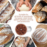 Darrahopens Home & Garden > Kitchenware > Bakeware & Accessories Portable Round Bread Slicer, Bread Trimmer, Slicer, Baking Accessory with 5 Blades