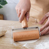 Darrahopens Home & Garden > Kitchenware > Bakeware & Accessories Rolling pin - Wooden - Pizza - Pasta - Hand dough maker - Baking utensils