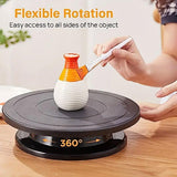 Darrahopens Home & Garden > Kitchenware > Bakeware & Accessories Rotating Cake Turntable Stand Black Plastic Cake Decorating Tools for Baking
