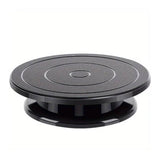 Darrahopens Home & Garden > Kitchenware > Bakeware & Accessories Rotating Cake Turntable Stand Black Plastic Cake Decorating Tools for Baking