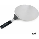 Darrahopens Home & Garden > Kitchenware > Bakeware & Accessories ROund Stainless Steel Pizza Peel With Non-Slip Handle Ideal For Cakes, Pizzas, Pies