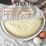 Darrahopens Home & Garden > Kitchenware > Bakeware & Accessories Set of 6 round proofing cloths (25 cm / 10 inch) – Fabric lining for proofing baskets – Natural woven – Ideal for sourdough and bread rising (round, without basket)