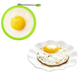 Darrahopens Home & Garden > Kitchenware > Bakeware & Accessories Silicone Egg Rings 4pcs Non-Stick Pancake Cooking Rings Perfect Fried Egg Shape