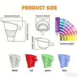 Darrahopens Home & Garden > Kitchenware > Bakeware & Accessories Silicone Flour Funnel for Kitchen Aid Stand Mixer, Food Grade BPA-Free Silicone Durable Funnel Fits KSM150 5-Quart Tilt-Head Mixers, Mess-Free Dishwasher Safe Baking Accessory (Blue，Set of 3)